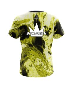 Alternative view of Brunswick Marble Yellow CoolWick Bowling Jersey