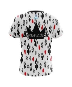 Alternative view of Brunswick Puppy Love White CoolWick Bowling Jersey