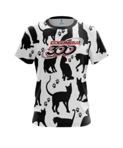 Columbia 300 Black Cat CoolWick Bowling Jersey