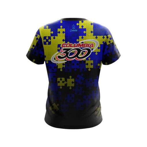 Columbia 300 Down Syndrome Awareness CoolWick Bowling Jersey - Image 2
