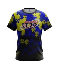 Columbia 300 Down Syndrome Awareness CoolWick Bowling Jersey