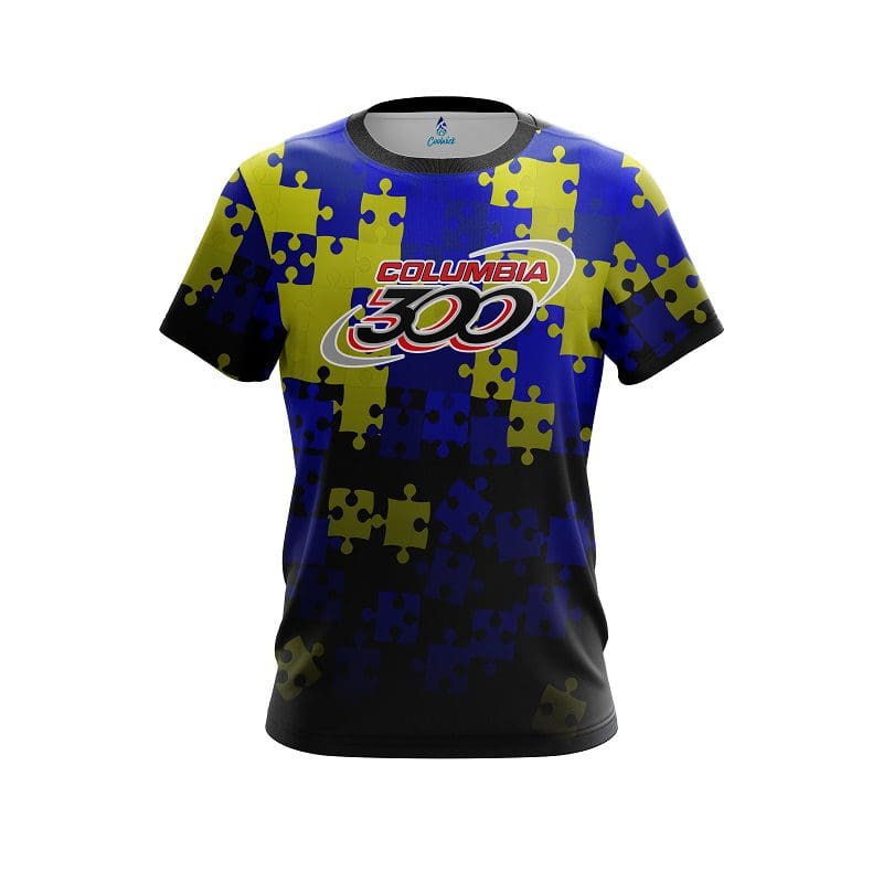 Columbia 300 Down Syndrome Awareness CoolWick Bowling Jersey