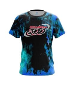 Columbia 300 Blue Flame CoolWick Bowling Jersey