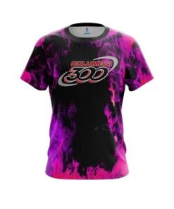 Columbia 300 Pink Flame CoolWick Bowling Jersey