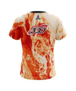 Alternative view of Columbia 300 Marble Orange CoolWick Bowling Jersey