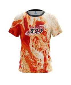 Columbia 300 Marble Orange CoolWick Bowling Jersey