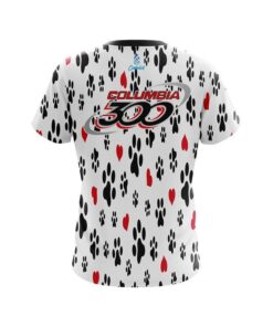 Alternative view of Columbia 300 Puppy Love White CoolWick Bowling Jersey