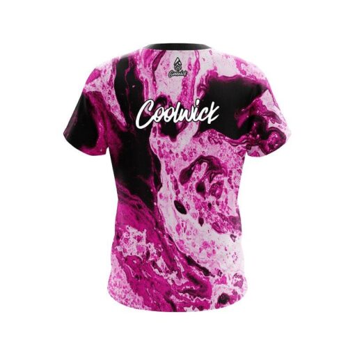 Coolwick Marble Pink CoolWick Bowling Jersey - Image 2