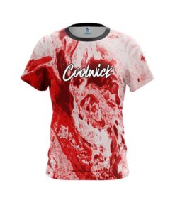 Coolwick Marble Red CoolWick Bowling Jersey