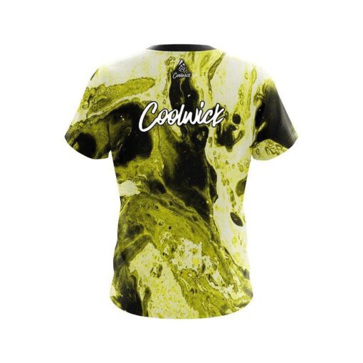 Coolwick Marble Yellow CoolWick Bowling Jersey - Image 2