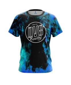 DV8 Blue Flame CoolWick Bowling Jersey