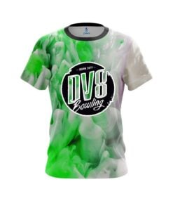DV8 Green Clouds CoolWick Bowling Jersey