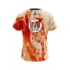 DV8 Marble Orange CoolWick Bowling Jersey - Image 2