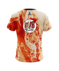 Alternative view of DV8 Marble Orange CoolWick Bowling Jersey