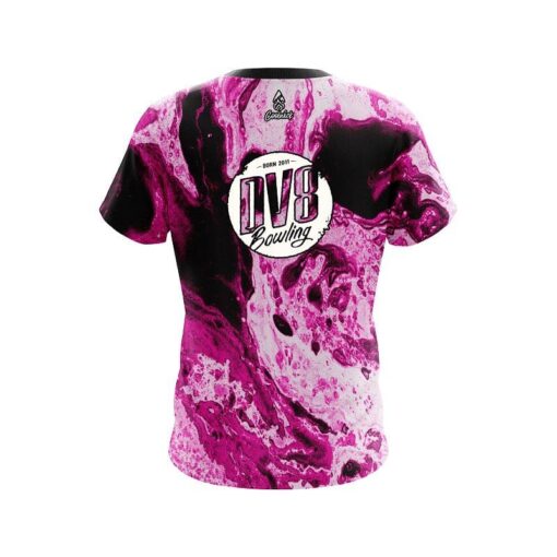 DV8 Marble Pink CoolWick Bowling Jersey - Image 2