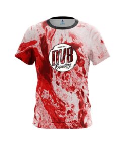 DV8 Marble Red CoolWick Bowling Jersey