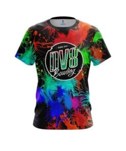 DV8 Paint Splatter CoolWick Bowling Jersey