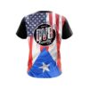 DV8 USA Puerto Rico Flag CoolWick Bowling Jersey - Image 2