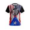 DV8 USA Puerto Rico Flag CoolWick Bowling Jersey