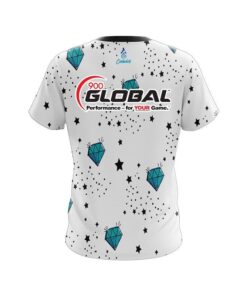 Alternative view of 900 Global Diamond White CoolWick Bowling Jersey