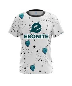 Ebonite Diamond White CoolWick Bowling Jersey
