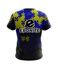 Alternative view of Ebonite Down Syndrome Awareness CoolWick Bowling Jersey