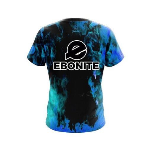 Ebonite Blue Flame CoolWick Bowling Jersey - Image 2