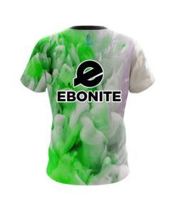 Alternative view of Ebonite Green Clouds CoolWick Bowling Jersey