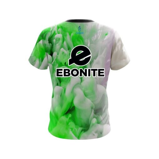 Ebonite Green Clouds CoolWick Bowling Jersey - Image 2