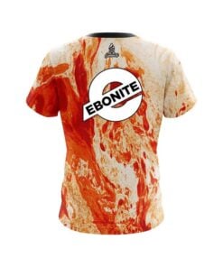 Alternative view of Ebonite Marble Orange CoolWick Bowling Jersey