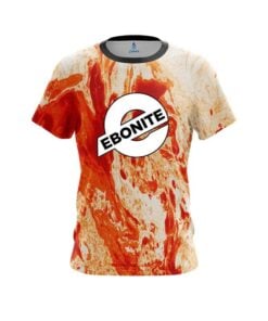 Ebonite Marble Orange CoolWick Bowling Jersey