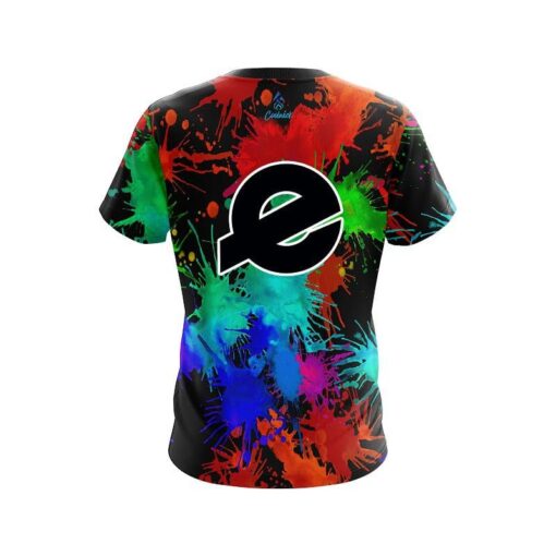 Ebonite Paint Splatter CoolWick Bowling Jersey - Image 2