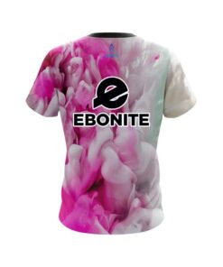 Alternative view of Ebonite Pink Clouds CoolWick Bowling Jersey