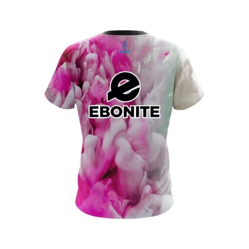 Ebonite Pink Clouds CoolWick Bowling Jersey - Image 2