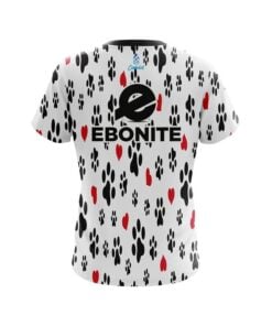 Alternative view of Ebonite Puppy Love White CoolWick Bowling Jersey