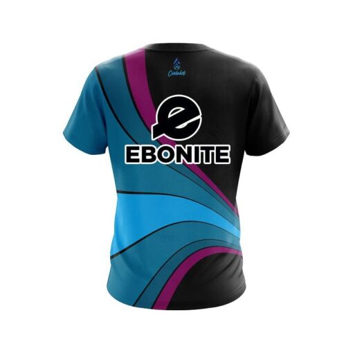 Ebonite Retro Swirl CoolWick Bowling Jersey - Image 2