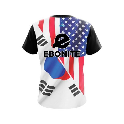Ebonite USA South Korea Flag CoolWick Bowling Jersey - Image 2