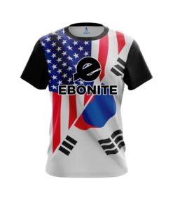 Ebonite USA South Korea Flag CoolWick Bowling Jersey