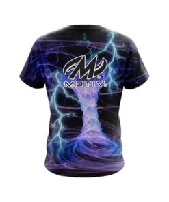 Alternative view of Motiv Electrical Tornado Black CoolWick Bowling Jersey