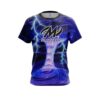Motiv Electrical Tornado Blue CoolWick Bowling Jersey