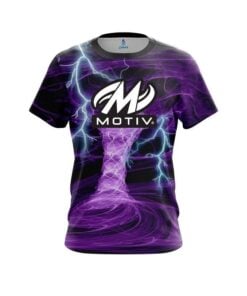 Motiv Electrical Tornado Purple CoolWick Bowling Jersey