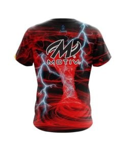 Alternative view of Motiv Electrical Tornado Red CoolWick Bowling Jersey