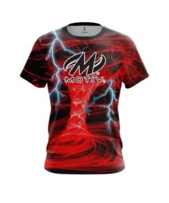 Motiv Electrical Tornado Red CoolWick Bowling Jersey