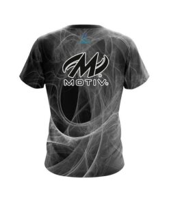 Alternative view of Motiv Energy Swirls Black CoolWick Bowling Jersey
