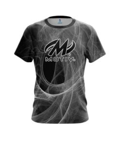 Motiv Energy Swirls Black CoolWick Bowling Jersey