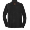 Rhino Page Signature CoolWick Microfleece 1/2 Zip Pullover Black Orange - Image 2