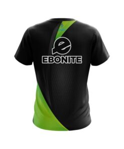 Alternative view of Ebonite Carbon Green Swirl CoolWick Bowling Jersey