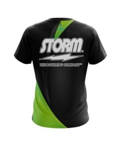 Alternative view of Storm Carbon Green Swirl CoolWick Bowling Jersey