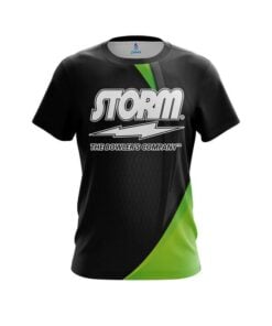 Storm Carbon Green Swirl CoolWick Bowling Jersey