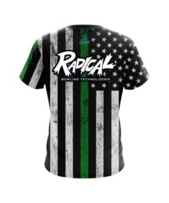 Alternative view of Radical Green Line CoolWick Bowling Jersey